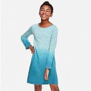 Justice Girls Knit Dress Blue Ombré - 14/16